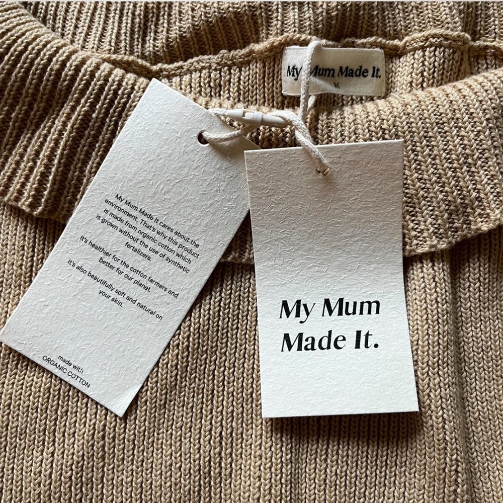 My Mum Made it- Soft Knit Off the Shoulder Top - Picture 4 of 7